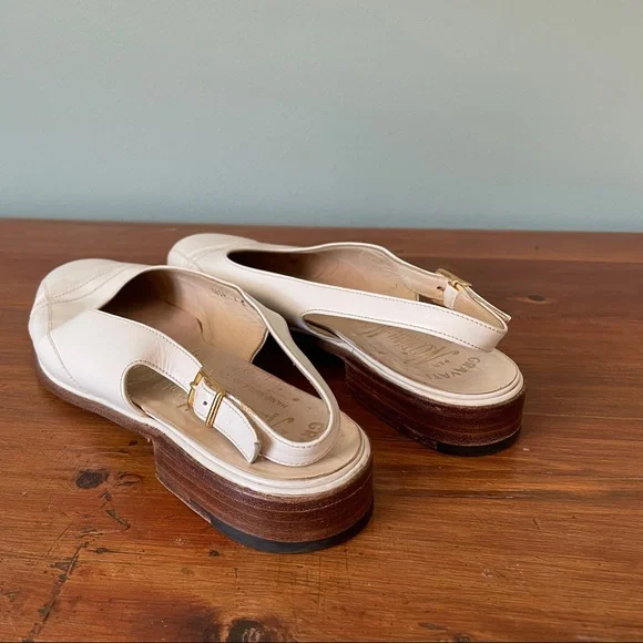 Gravati per Neiman Marcus leather slingback shoe - Picture 6 of 10